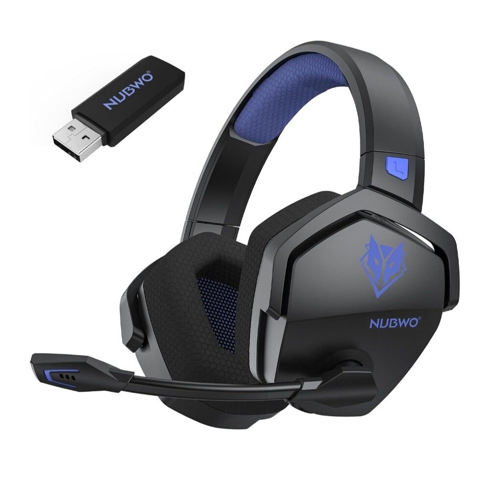 NUBWO G06 Dual Wireless Gaming Headset wth Microphone Orange Wireless+Bluetooth2